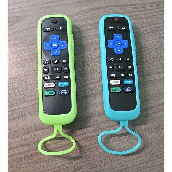 Replacement TV Remote Control for Roku TV, Infrared, Black, 2 Pack - Picture 2 of 4